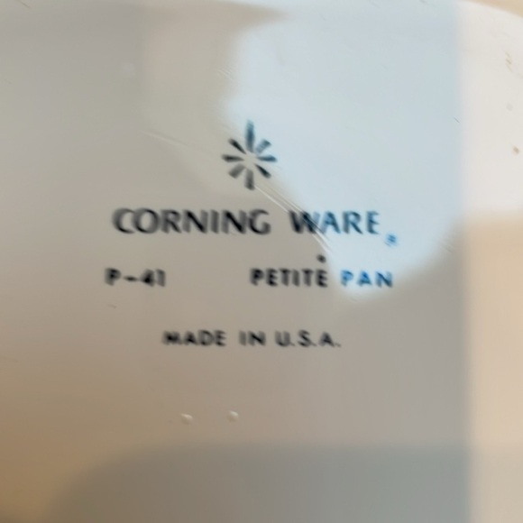 Set of 2 Corning Ware Cornflower Blue Small Casserole Dishes P-43-B & P-41. - Picture 14 of 15